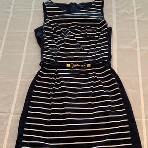 Tommy Hilfiger Blue and White Striped Dress